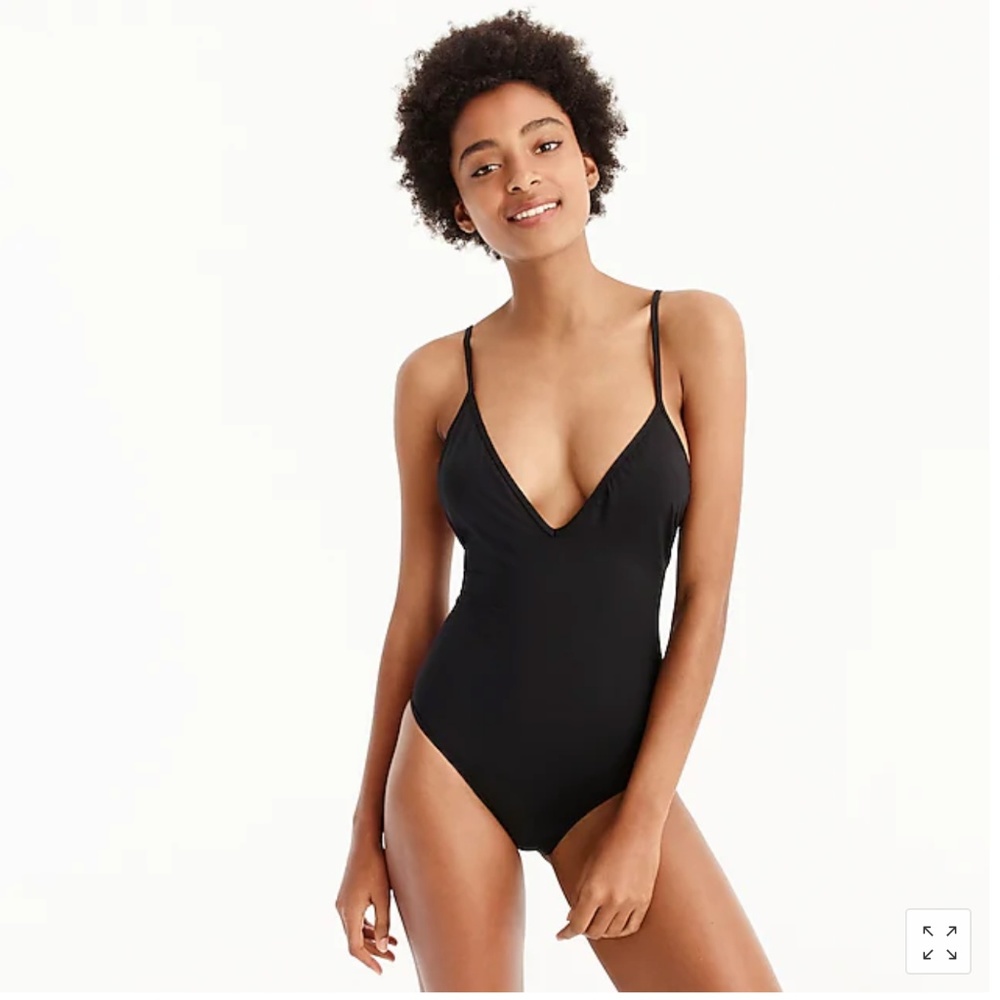 J. Crew Playa Montauk Cross-Back One-Piece